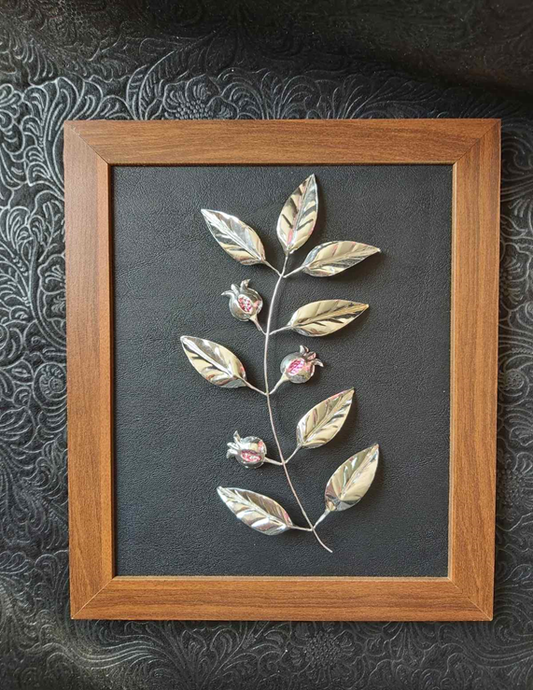 Pomegranates frame (Silver 830)