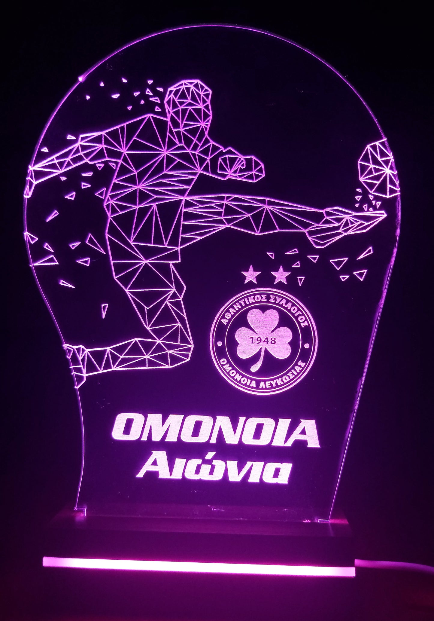 OMONOIA LED LIGHTING (ROUND - FOOTBALL PLAYER)