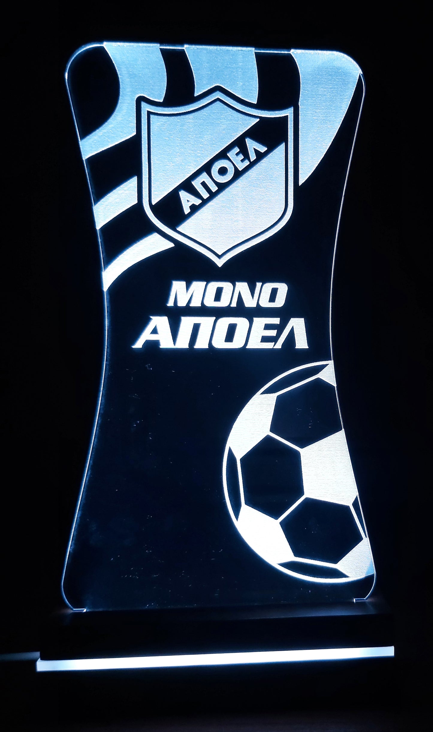 APOEL LED LIGHTING (TRIANGLE - FOOTBALL PLAYER)