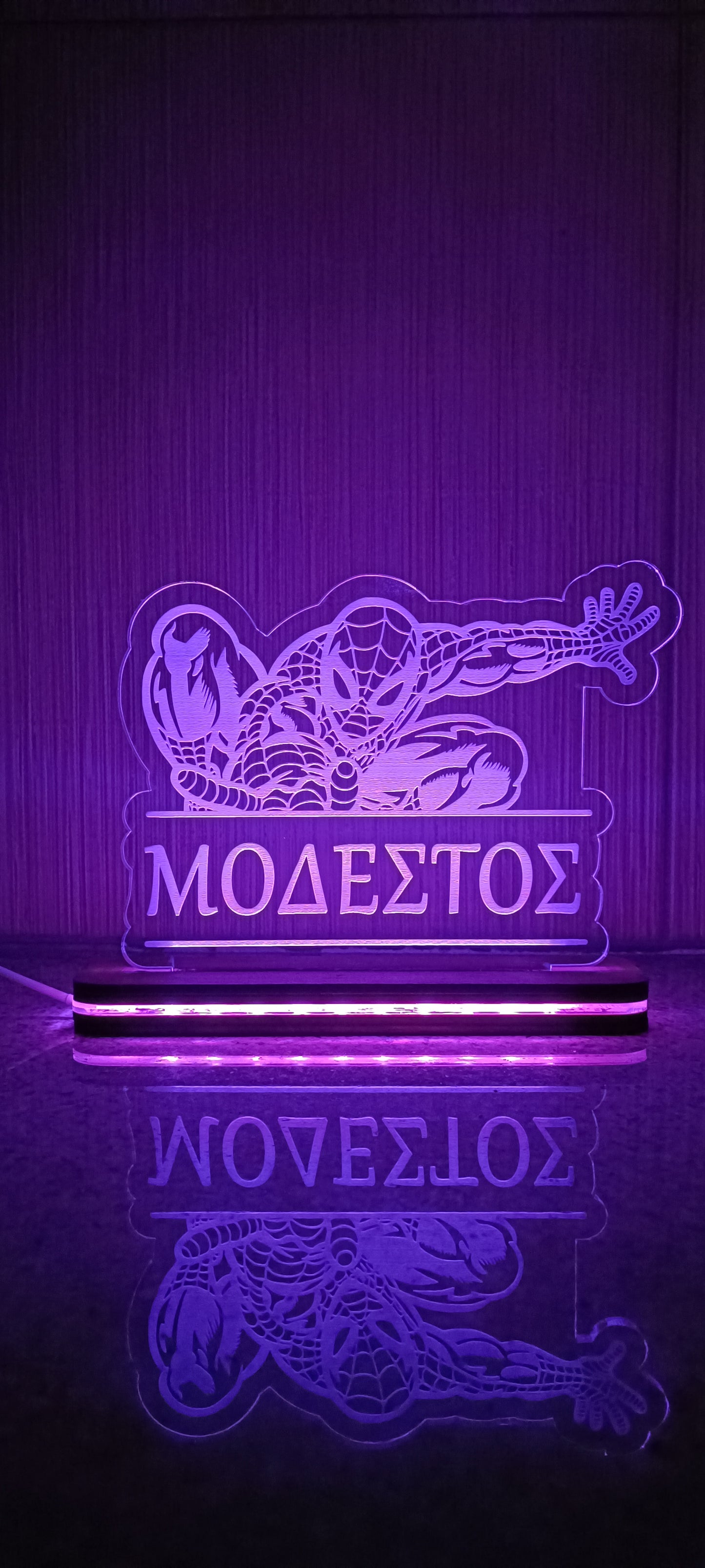 "SPIDERMAN" LED LIGHTING