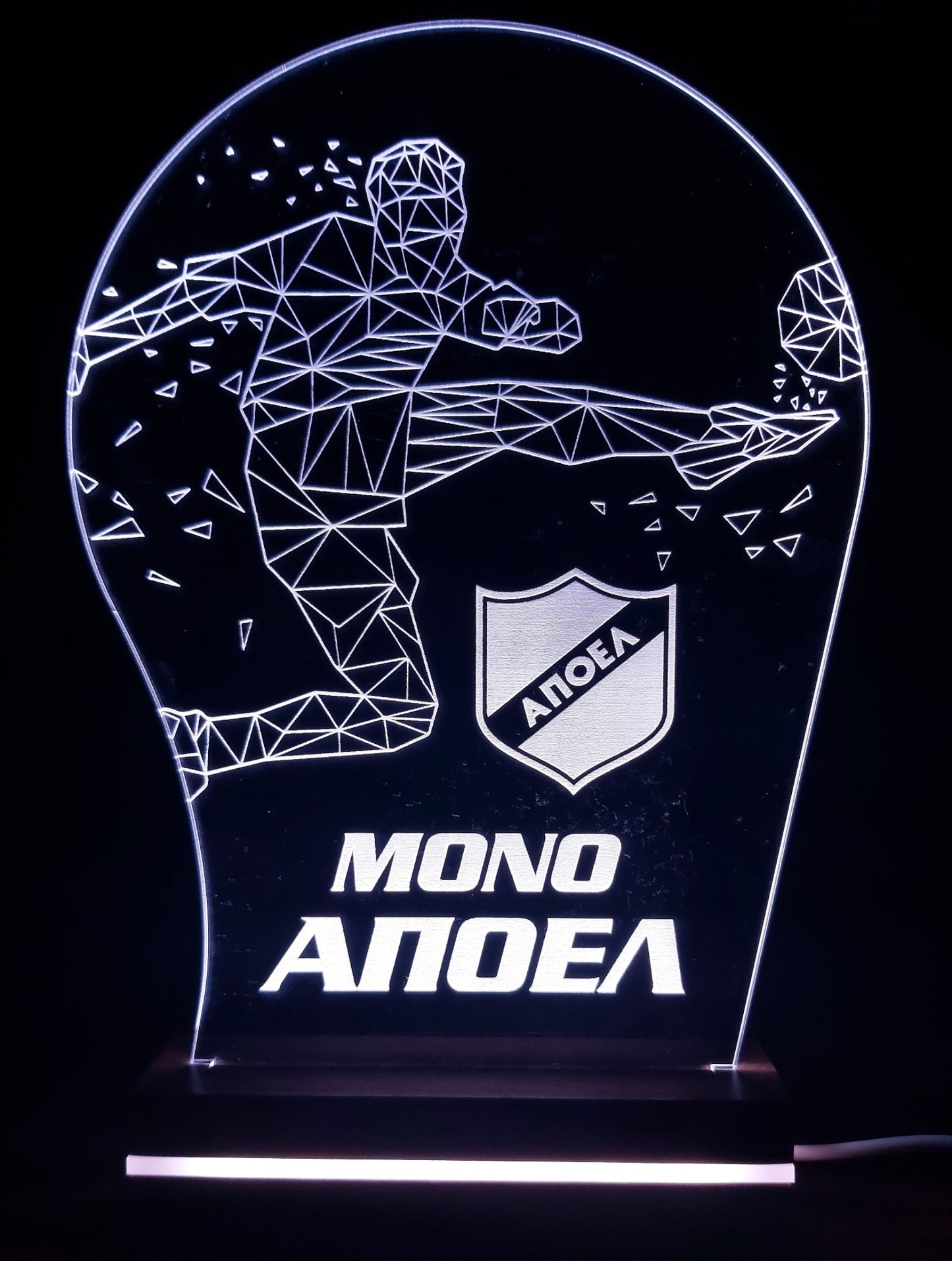 APOEL LED LIGHTING (ROUND - FOOTBALL PLAYER)