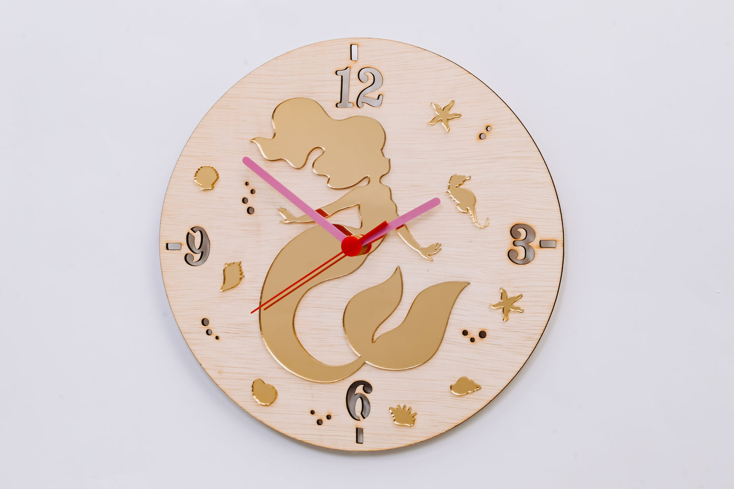 "Mermaid at the bottom of the sea" wall clock